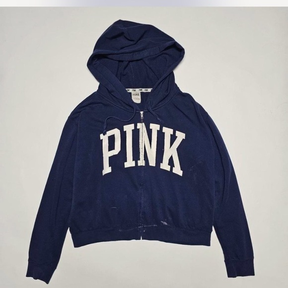 PINK zip-up hoodie, size L - Picture 1 of 7